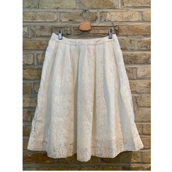 J.Crew White midi skirt - Picture 1 of 4